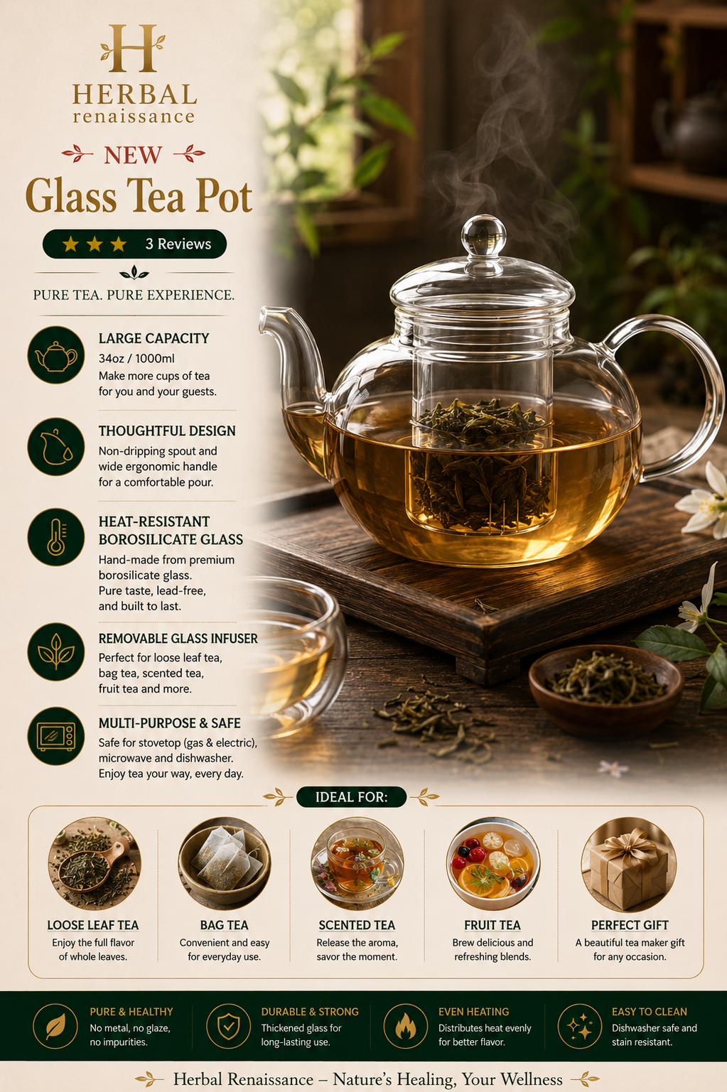 Glass Tea Pot