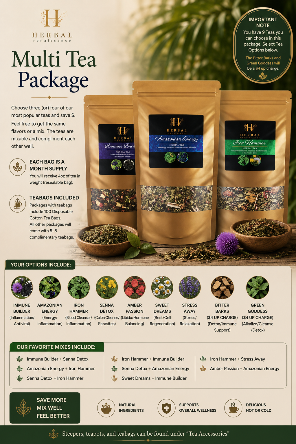 Multi Tea Package