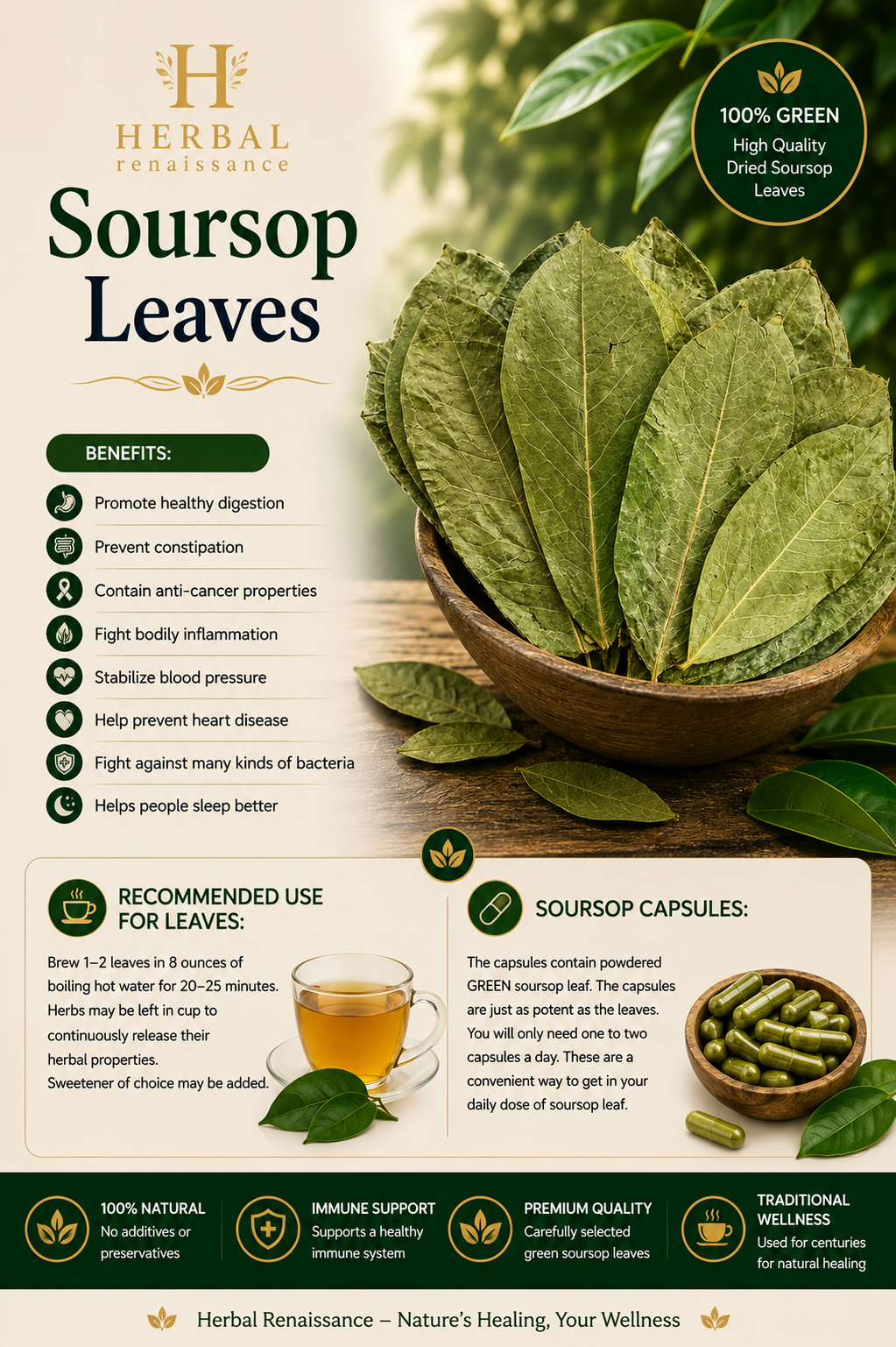 Soursop Leaves