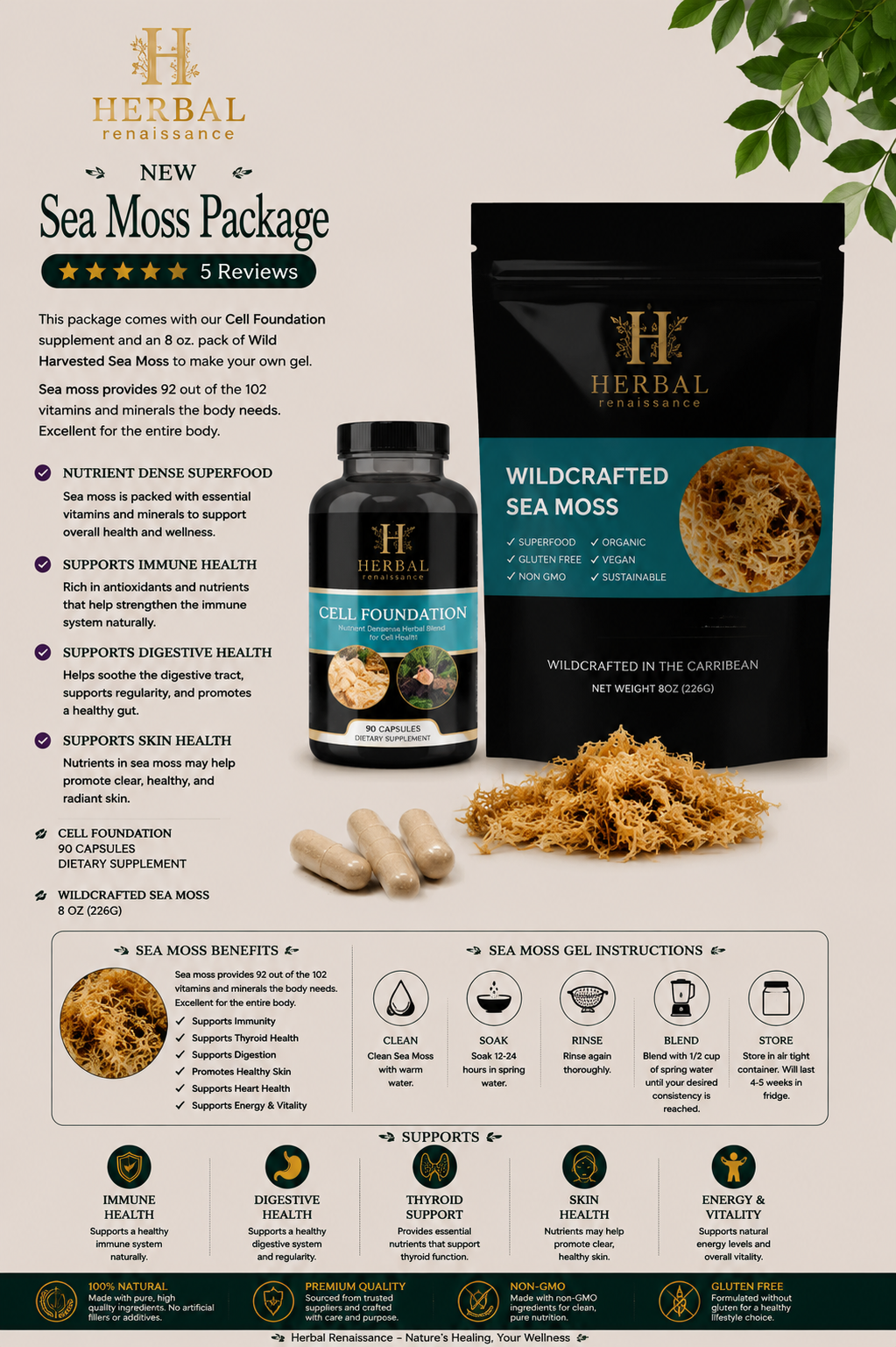 Sea Moss Package